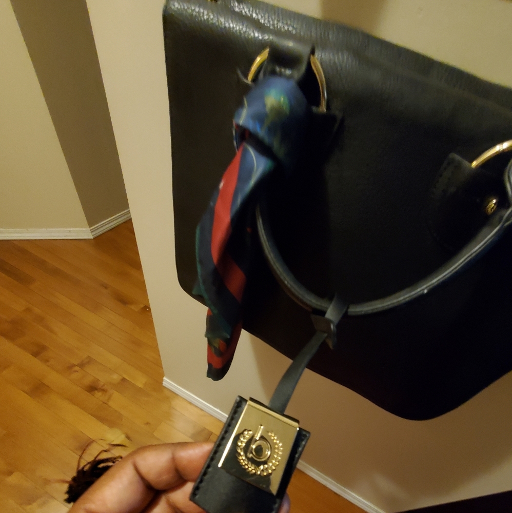 Authentic Bugatti black large handbag.